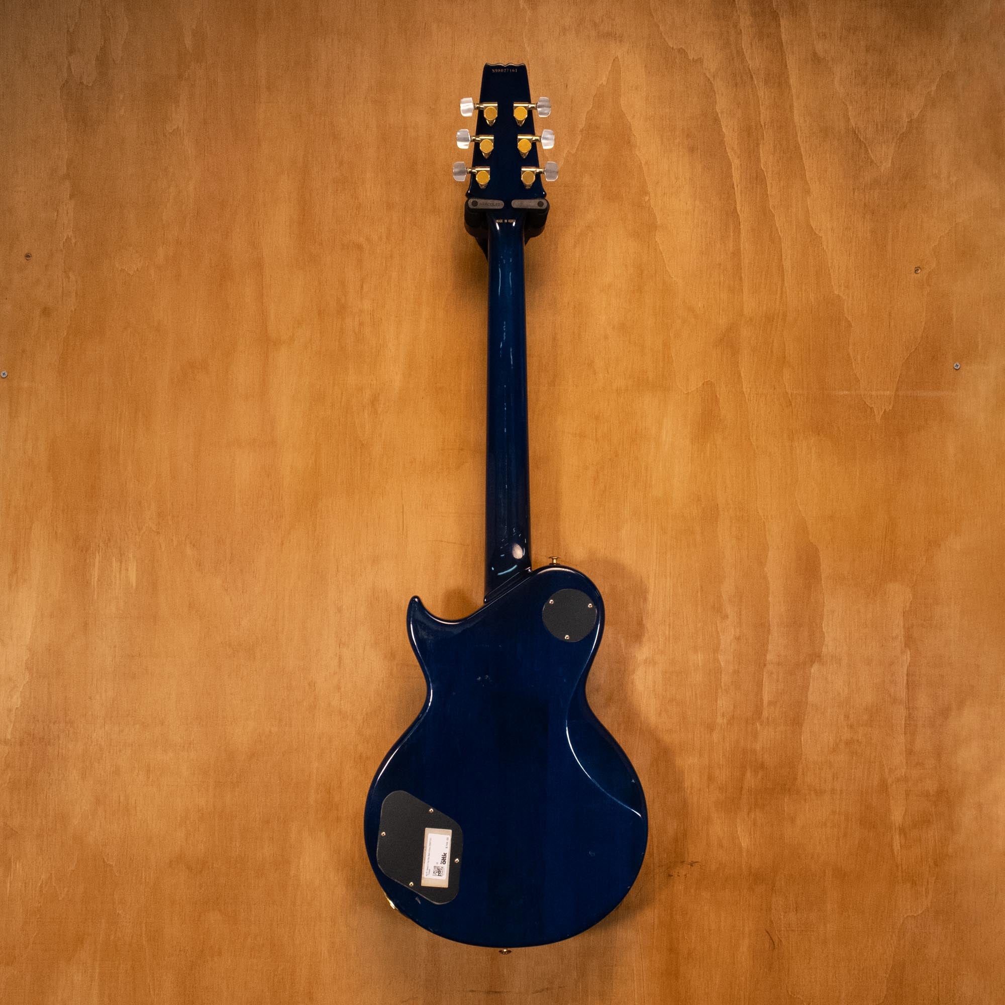 Aria PE-Deluxe Electric Guitar in Trans Blue Made in Korea (S98027161) - Preloved