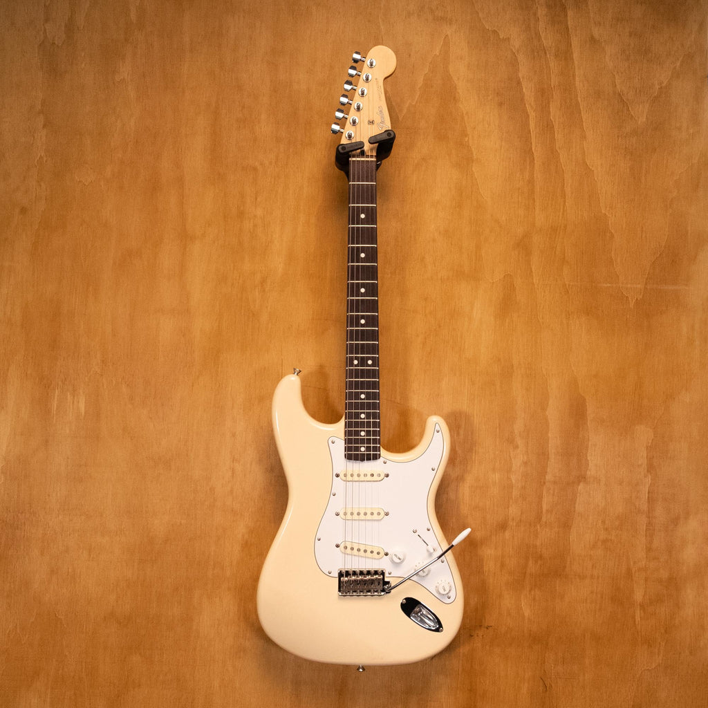 Fender ST-STD Stratocaster Electric Guitar in Vintage White Made in Japan (T002235) - Preloved