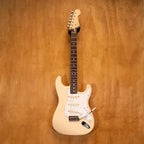 Fender ST-STD Stratocaster Electric Guitar in Vintage White Made in Japan (T002235) - Preloved