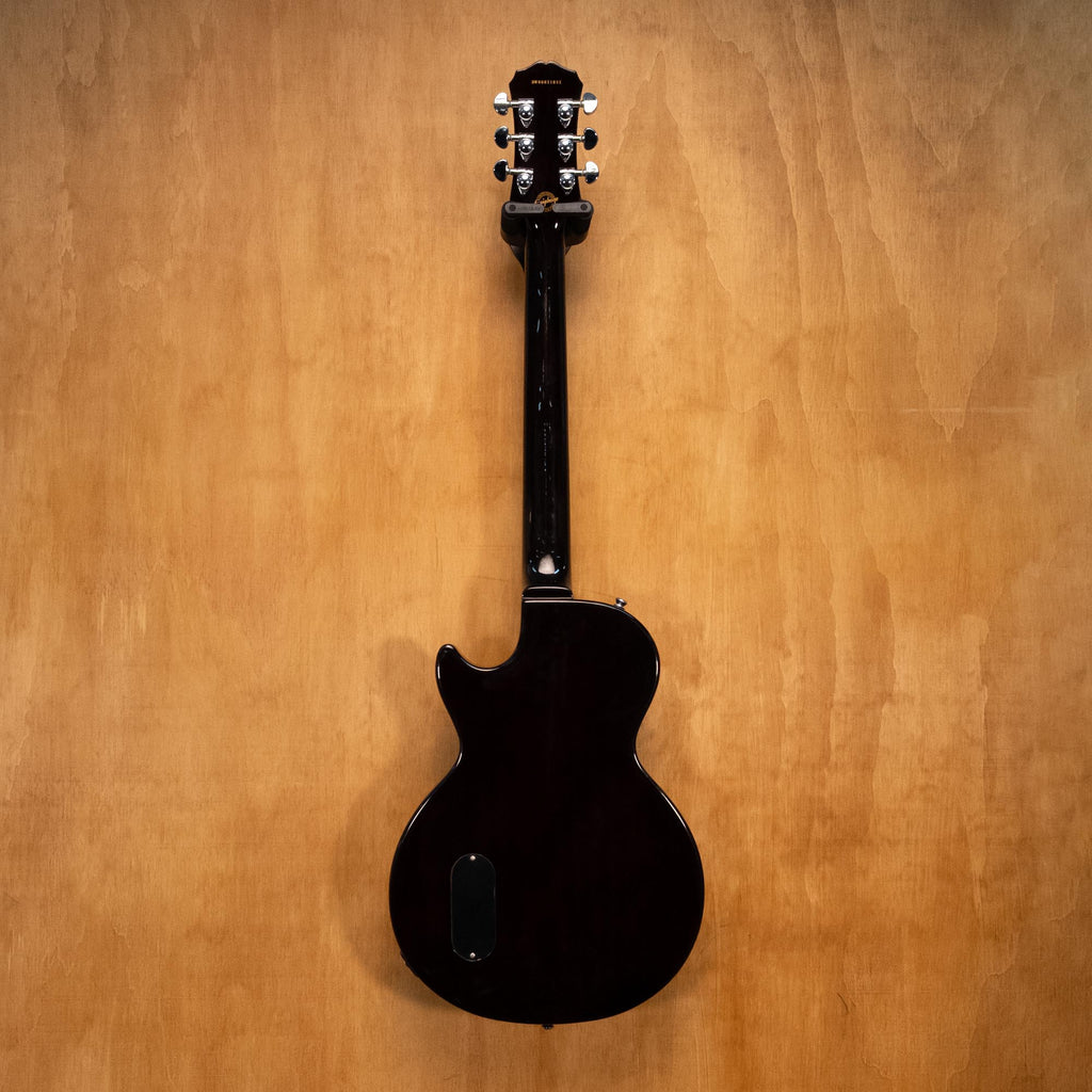 Preloved Epiphone Limited Edition 1957 Les Paul Junior electric guitar with sunburst finish and vintage-style hardware.