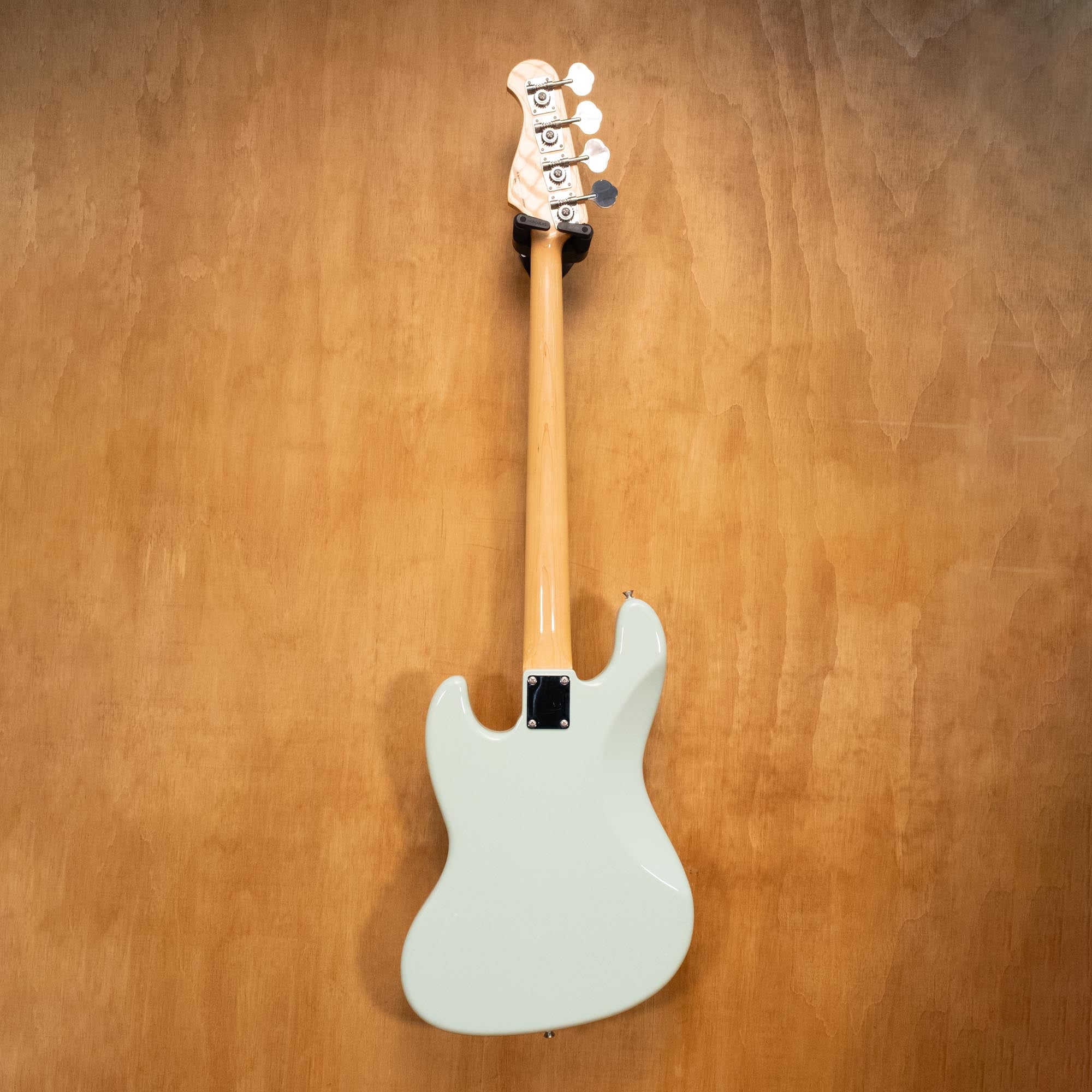 Fujigen Neo Classic KNJB10RBD bass guitar with a sunburst finish, four strings, and chrome hardware, shown from the front.