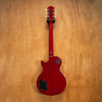 Epiphone Les Paul Standard '50s electric guitar in Heritage Cherry, showing the solid body, vintage finish, and chrome hardware.