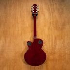 Preloved Epiphone Alleykat electric guitar with sunburst finish, solid body, and vintage-style design, made in Korea.