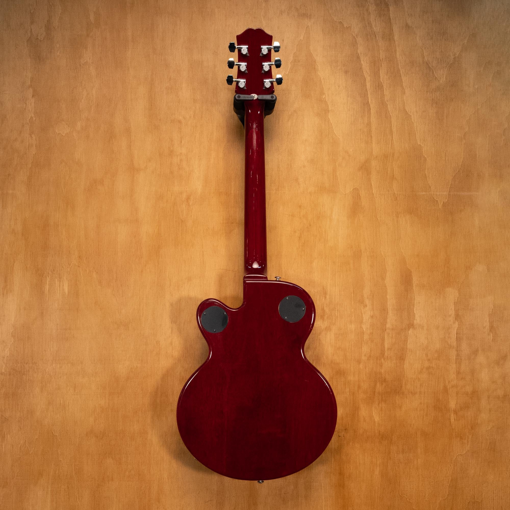 Preloved Epiphone Alleykat electric guitar with sunburst finish, solid body, and vintage-style design, made in Korea.