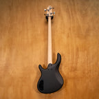 Preloved Cort Action PJ Bass Guitar in black, showing the body, neck, and strings, perfect for bass players.