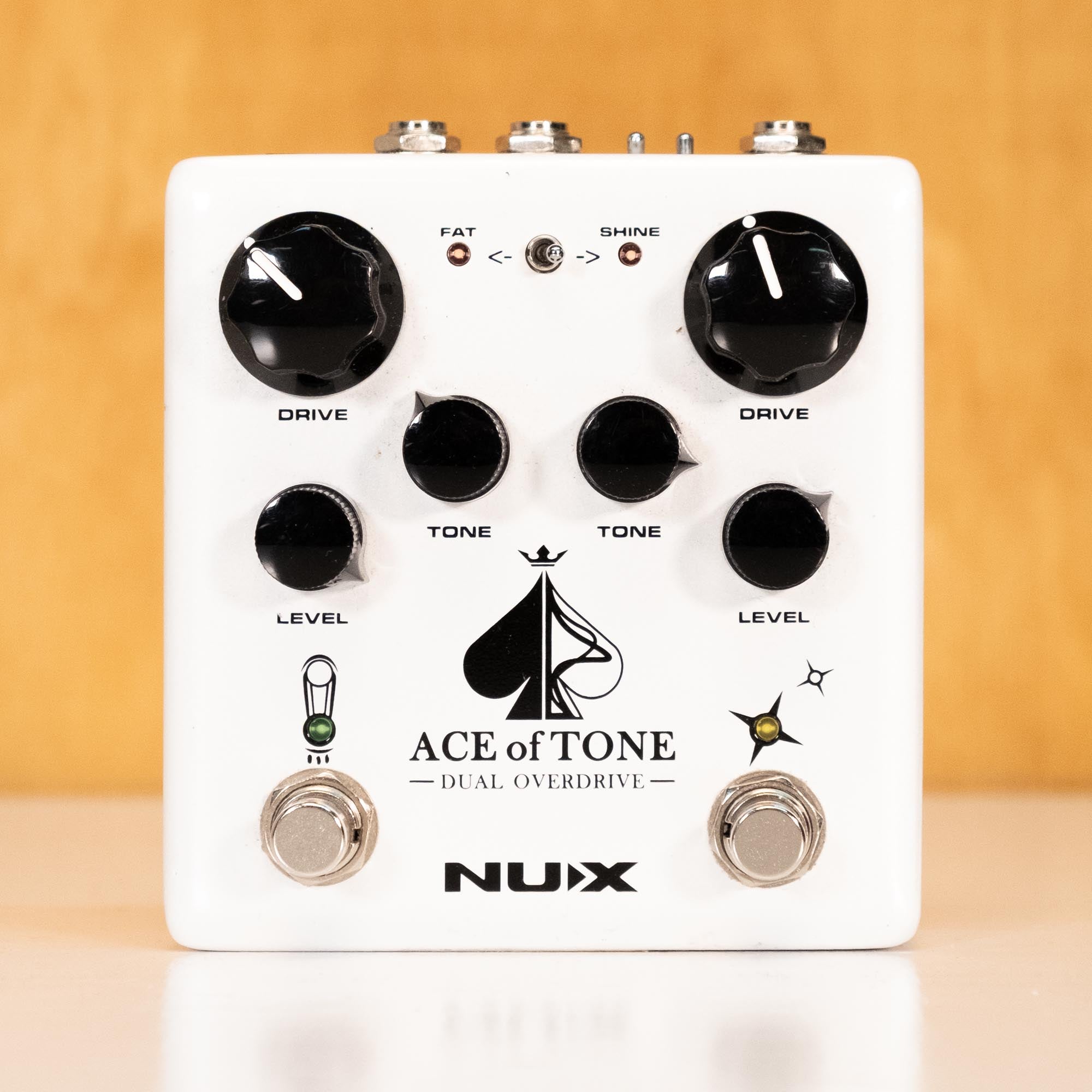 NUX Ace-of-Tone Dual Overdrive Guitar Effects Pedal (NDO521B30238) - Preloved