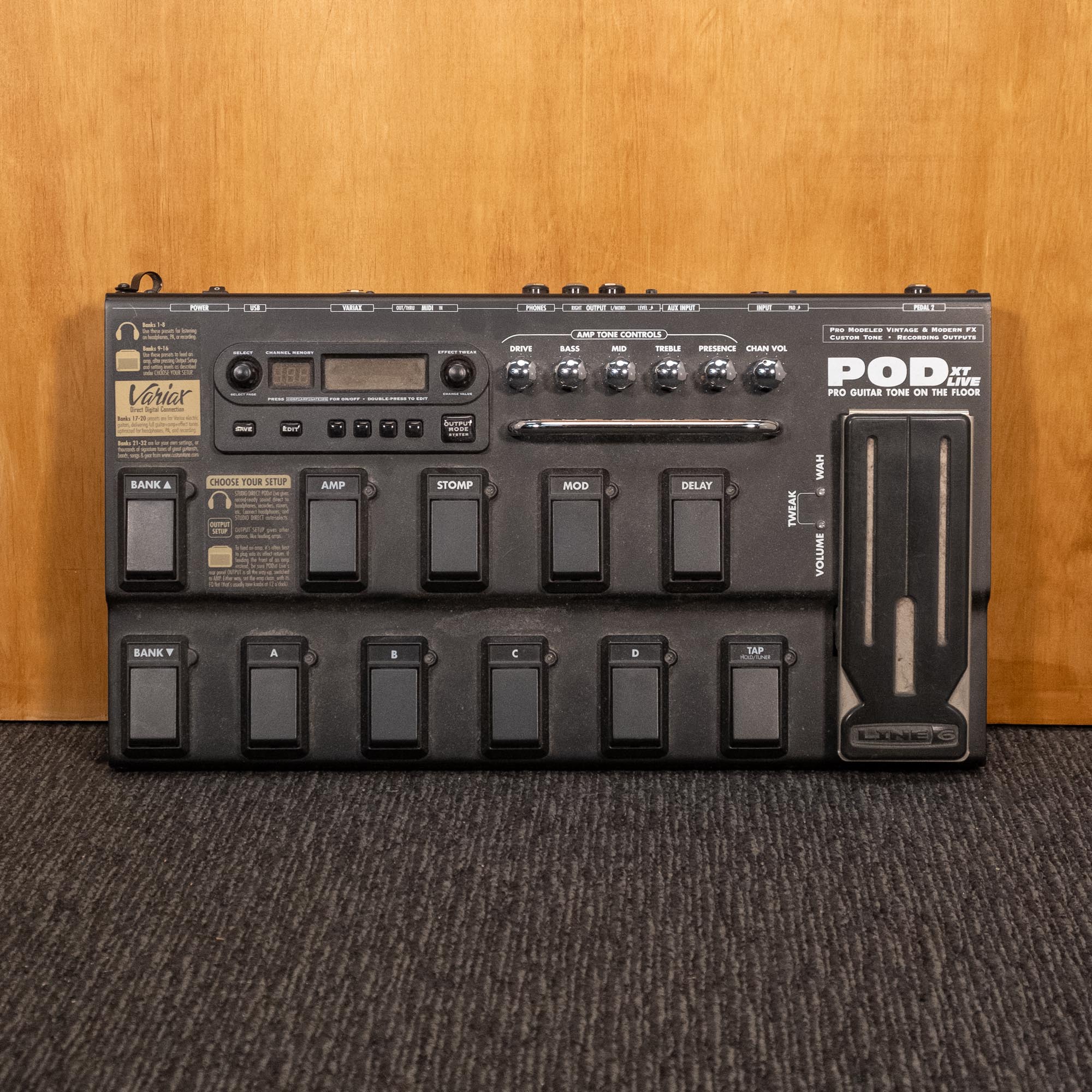 Line 6 Pod XT Live Guitar Multi Effects Pedal (FPD4A5913000041) - Preloved