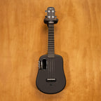 Preloved Lava U ukulele with hardcase, featuring a sleek wooden body and black tuning pegs, from Lava Music.