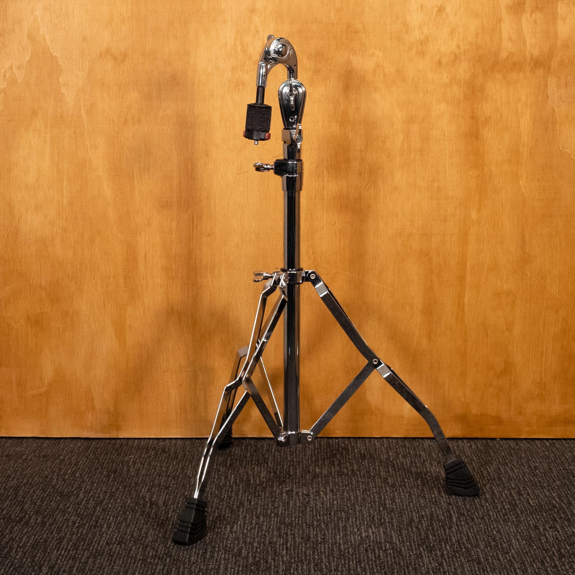 Tama HC43BWN Boom Cymbal Stand for drum hardware, shows chrome finish, adjustable boom arm, and sturdy tripod base.
