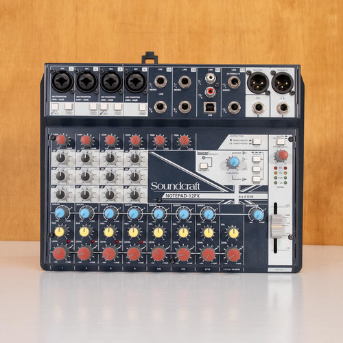 Soundcraft NOTEPAD-12FX Compact Mixer (K185N1206585) - Preloved