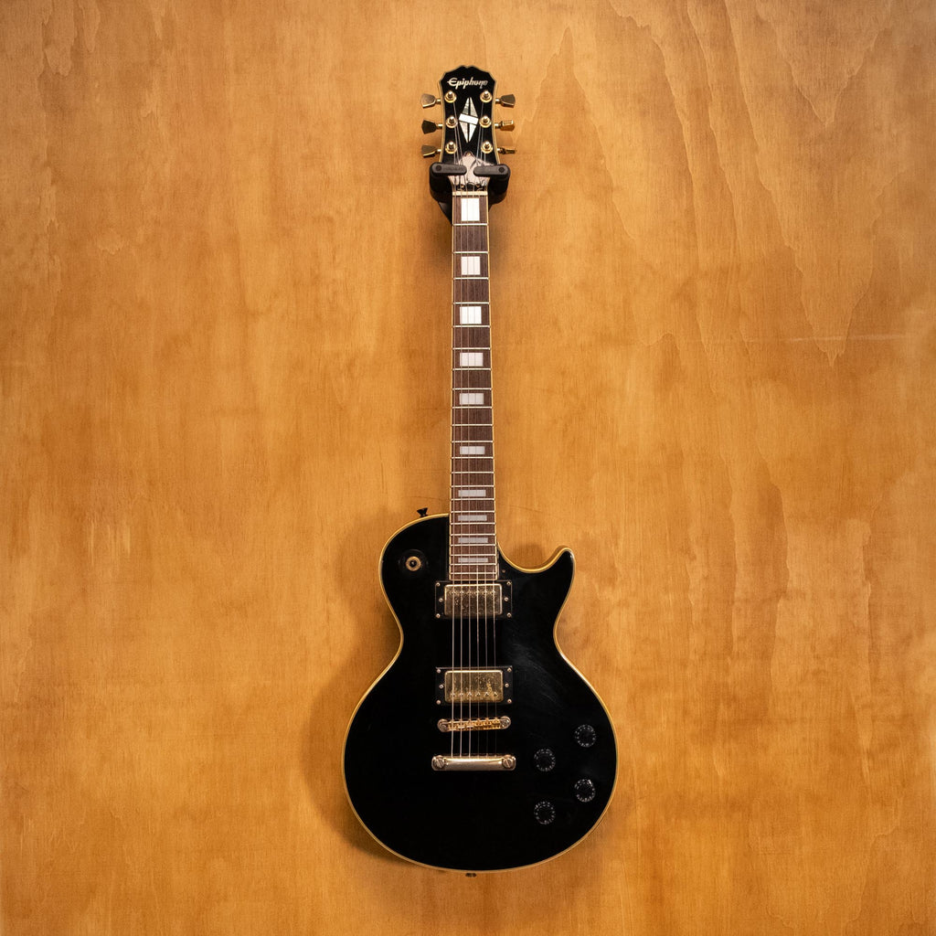 Epiphone Les Paul Custom Electric Guitar in Ebony MIK '04 - Preloved