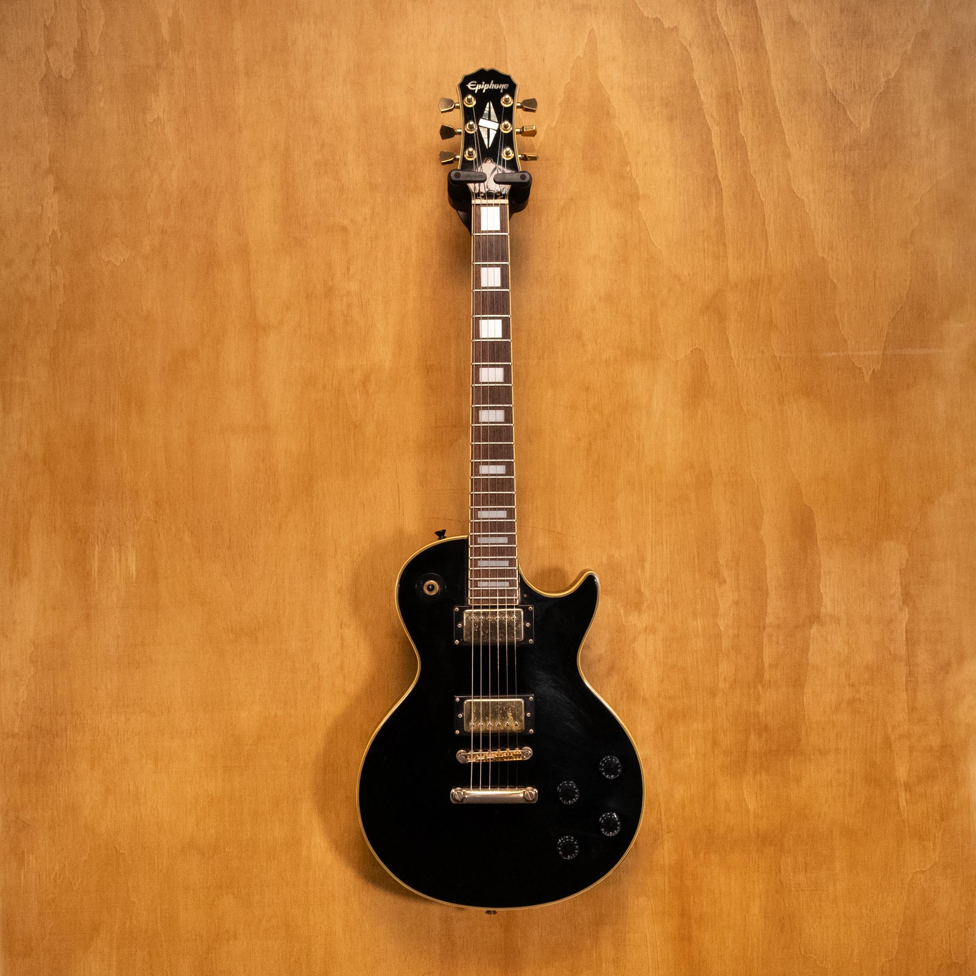 Epiphone Les Paul Custom Electric Guitar in Ebony MIK '04 - Preloved