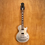 Epiphone Inspired by Gibson Les Paul Standard '60s electric guitar in SilverMist finish, showing body and neck detail.