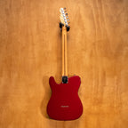 Fender Japan '71 Telecaster electric guitar in Candy Apple Red with maple neck and single-cutaway body, shown from front view.
