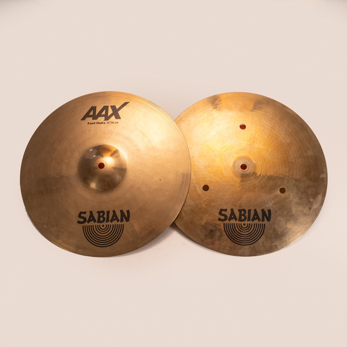 Sabian AAX 14 inch Fast Hats 1108/1504g - Preloved