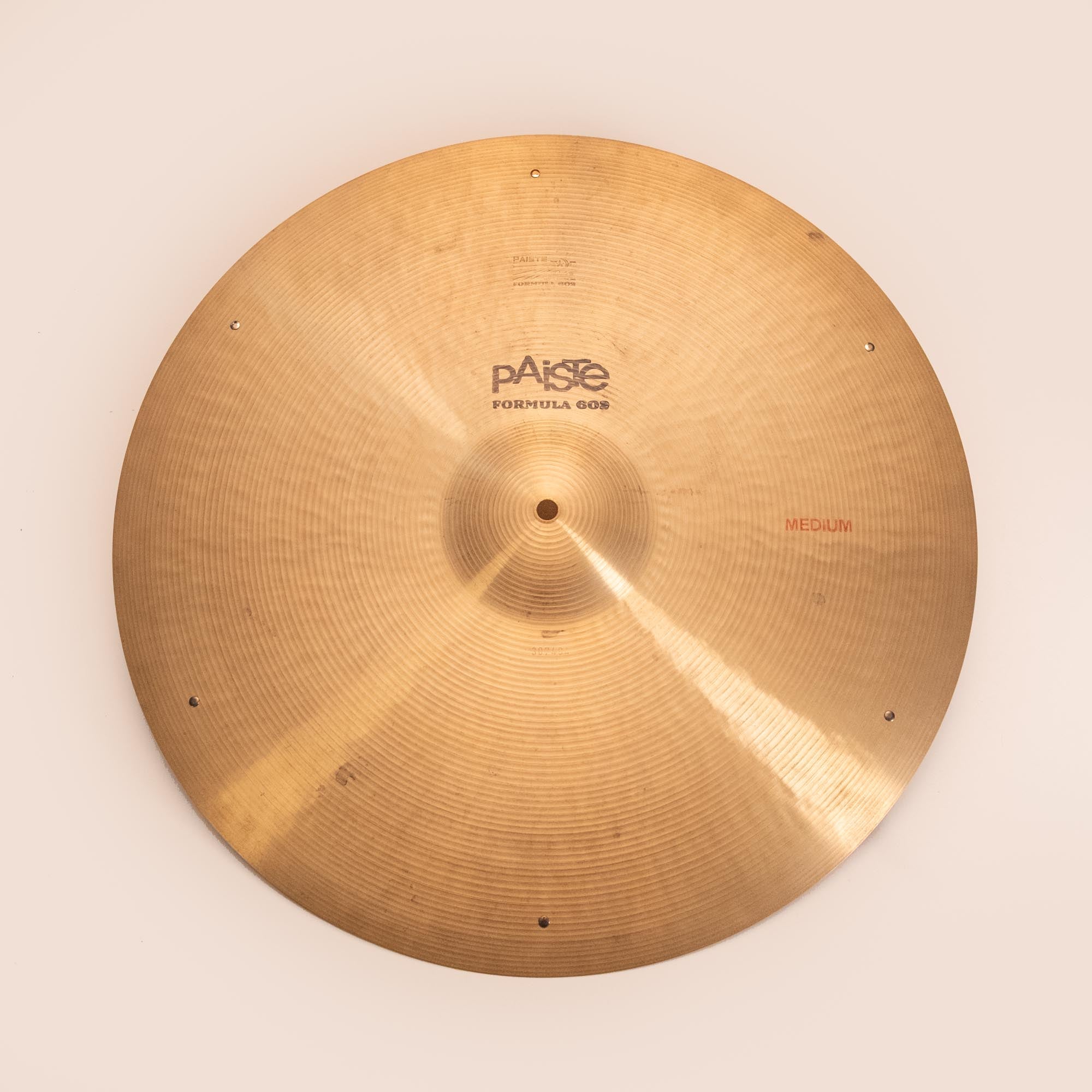 Paiste 1973 Formula 602 20 inch Medium 6-Sizzle Cymbal 2146g - Preloved