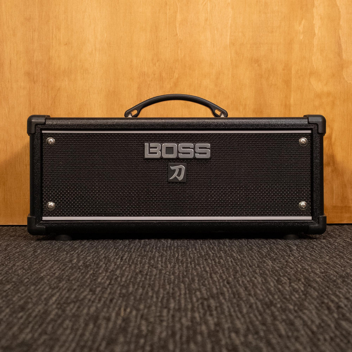 Preloved BOSS Katana MK1 100w guitar amplifier head with control knobs and input jacks, designed for electric guitar tone.