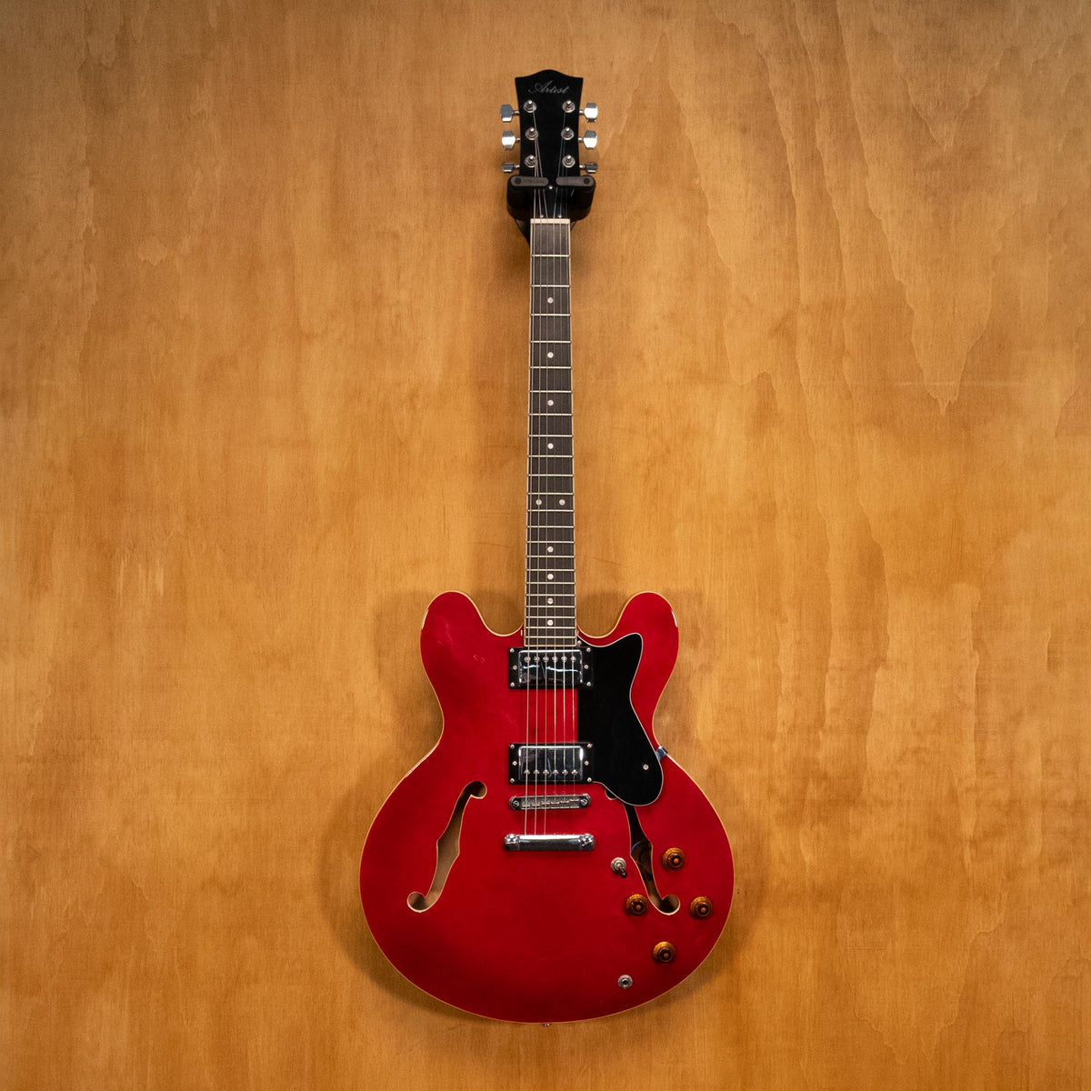 Artist Electric ES Style Electric Guitar in Cherry Red - Preloved