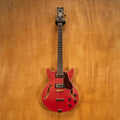 Ibanez AMH90 Hollow Body Guitar - Cherry Red Flat (PW21091128) - Preloved