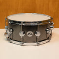 DW Collector's Black Satin Over Brass Snare 14x6.5 (1450510) - Preloved
