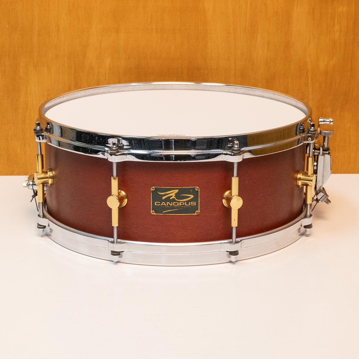 Canopus MO-1455 14x5.5 Snare Drum Oil Finished Maple (00722) - Preloved