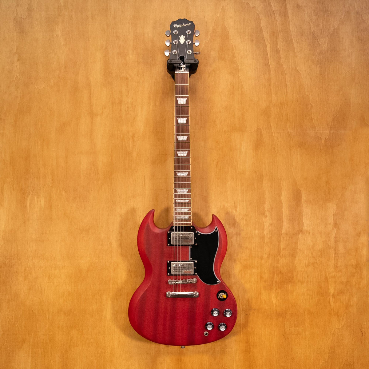 Epiphone G-400 Electric Guitar in Worn Cherry (180510506659) - Preloved