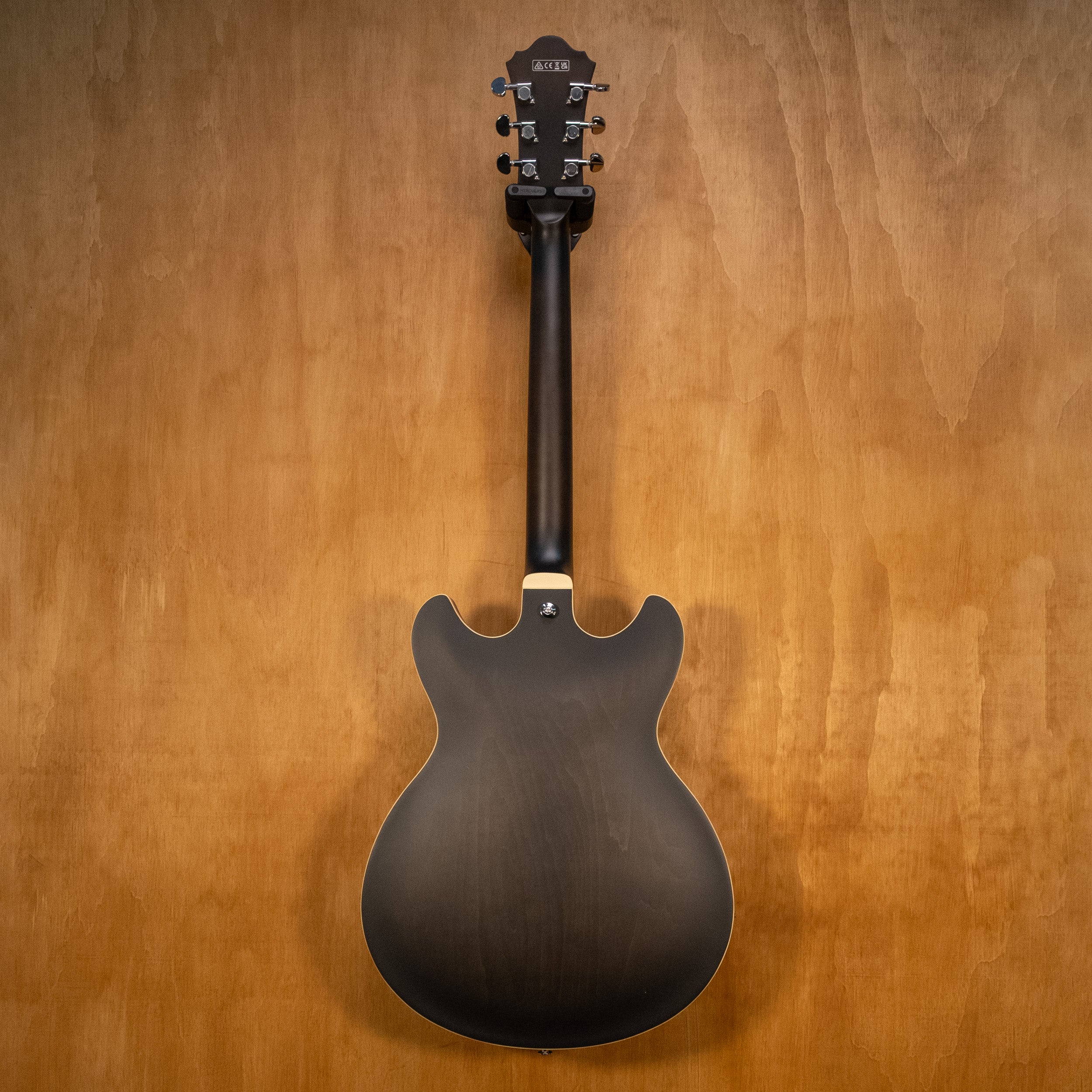 Ibanez AS53 Artcore Semi-Hollow Electric Guitar in Transparent Black Flat - B-Stock (PW25080322)