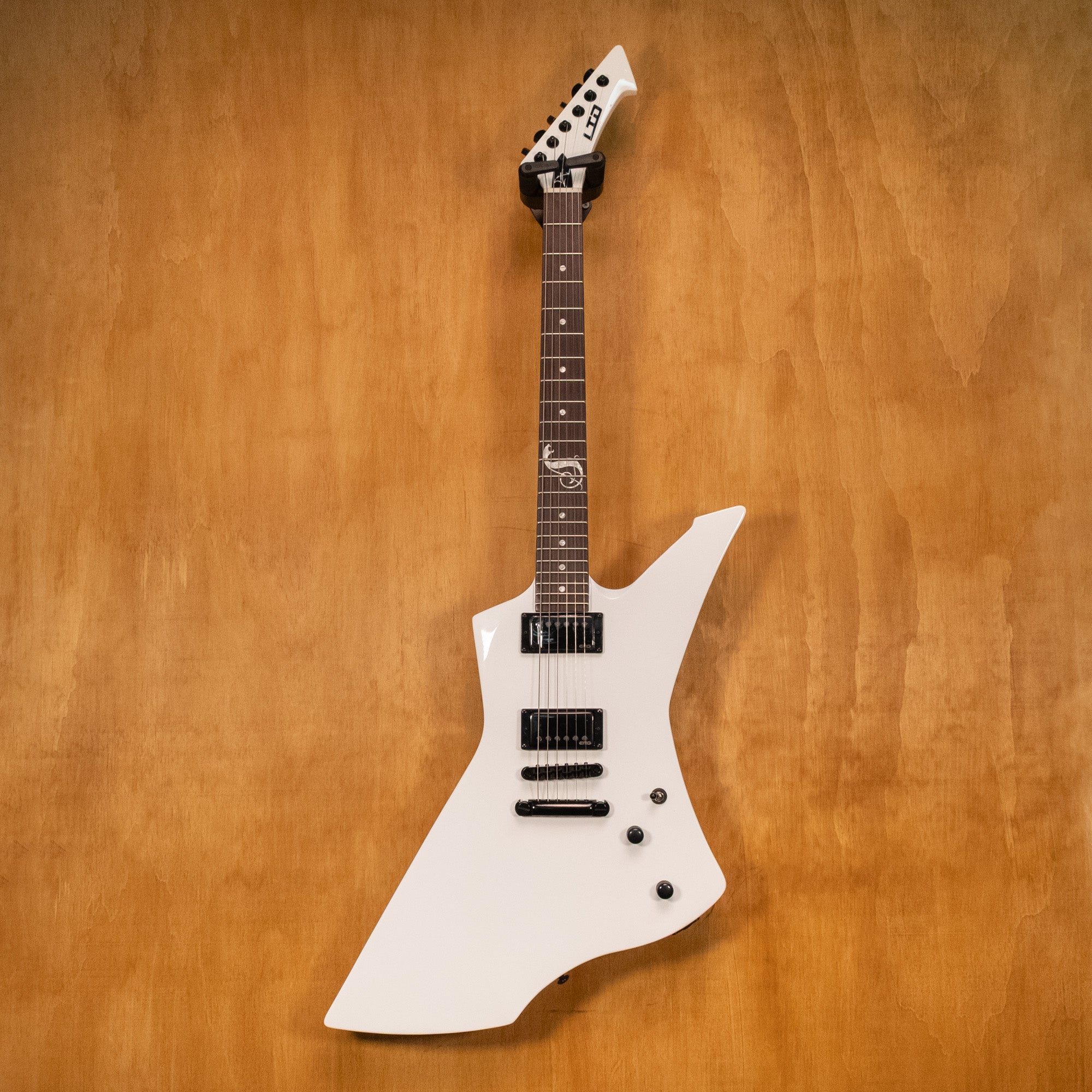 LTD James Hetfield Snakebyte Electric Guitar in White - Preloved (W24050874)