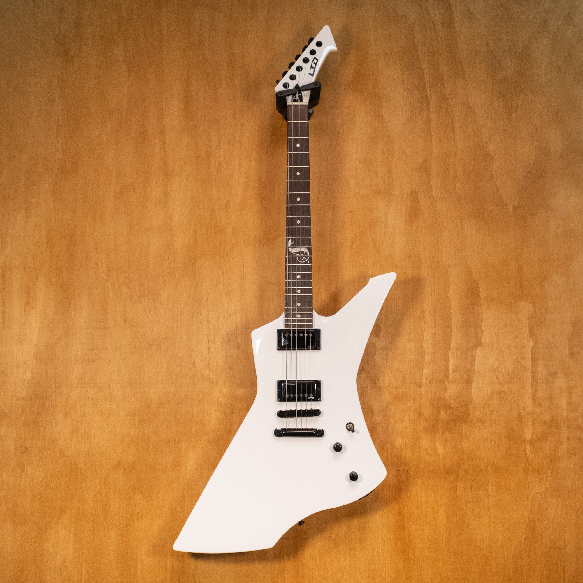 LTD James Hetfield Snakebyte Electric Guitar in White - Preloved (W24072963)