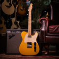 Fender Custom Shop Danny Gatton Signature Telecaster Electric Guitar with Maple Fretboard in Frost Gold