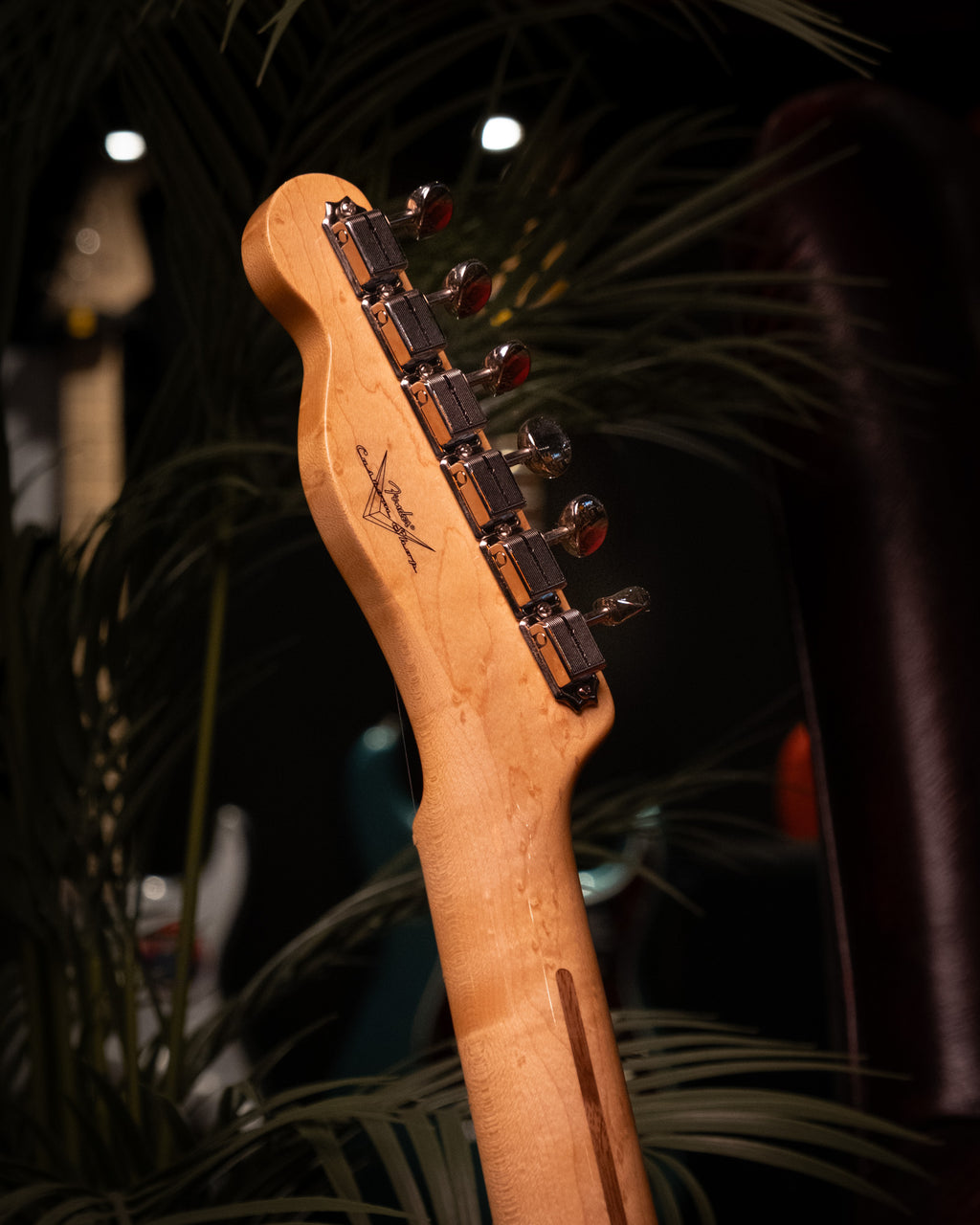 Fender Custom Shop Danny Gatton Signature Telecaster Electric Guitar with Maple Fretboard in Frost Gold