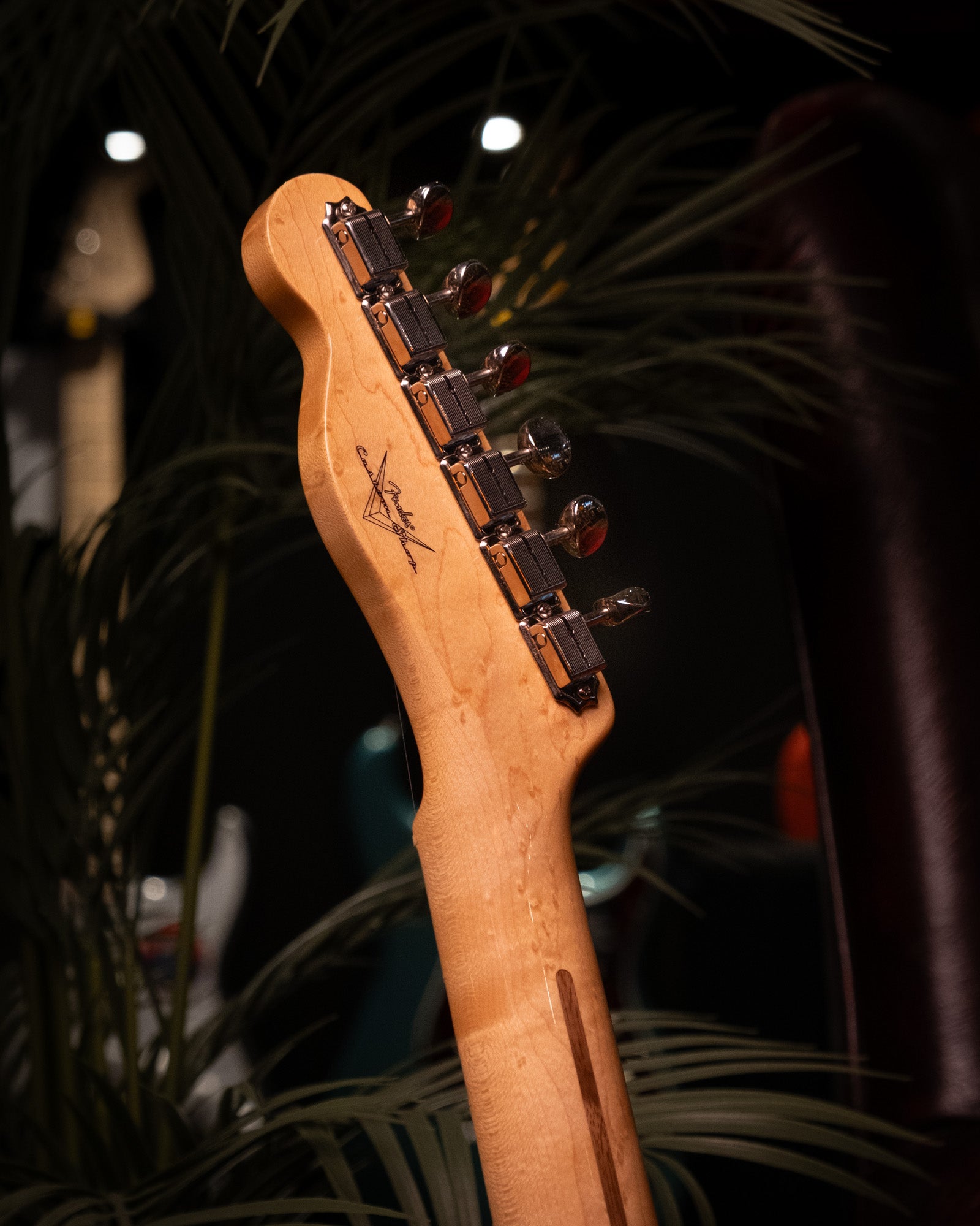 Fender Custom Shop Danny Gatton Signature Telecaster Electric Guitar with Maple Fretboard in Frost Gold