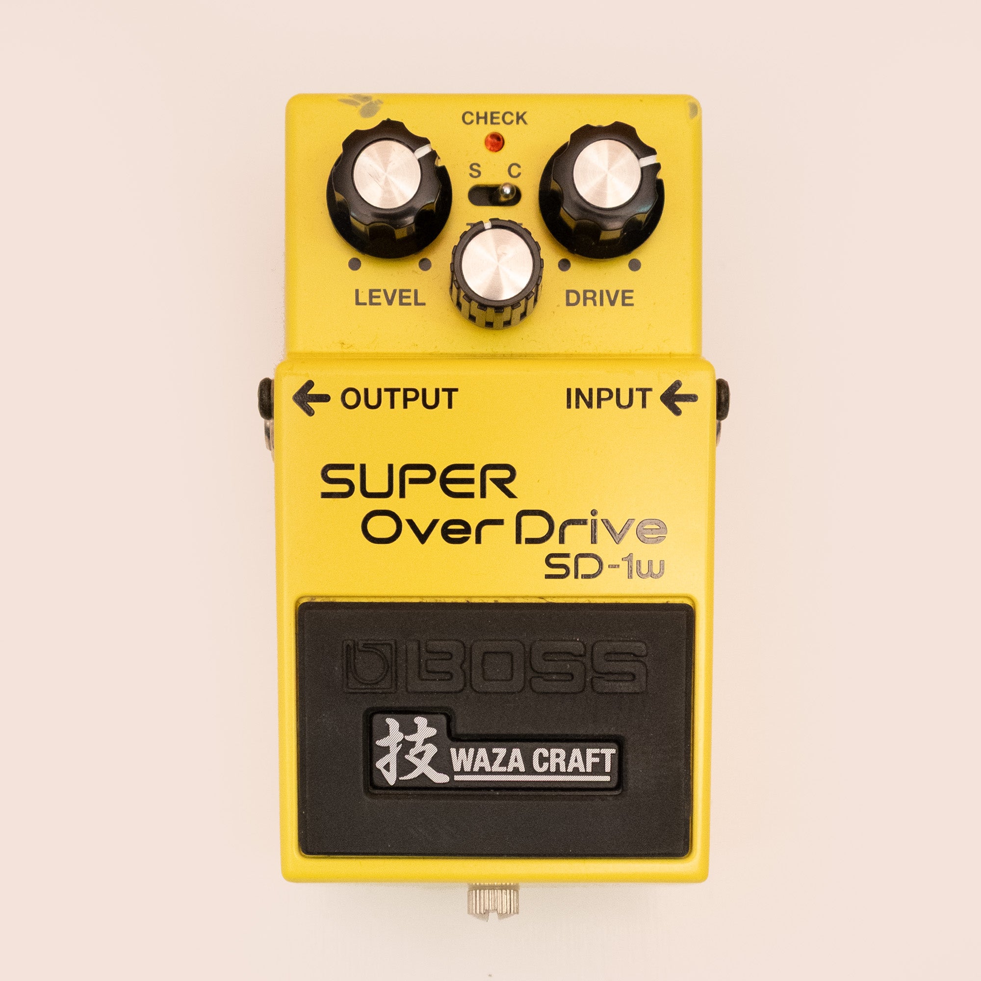 BOSS SD-1W SUPER OverDrive WAZA CRAFT Compact Guitar Effects Pedal - Preloved (19242)