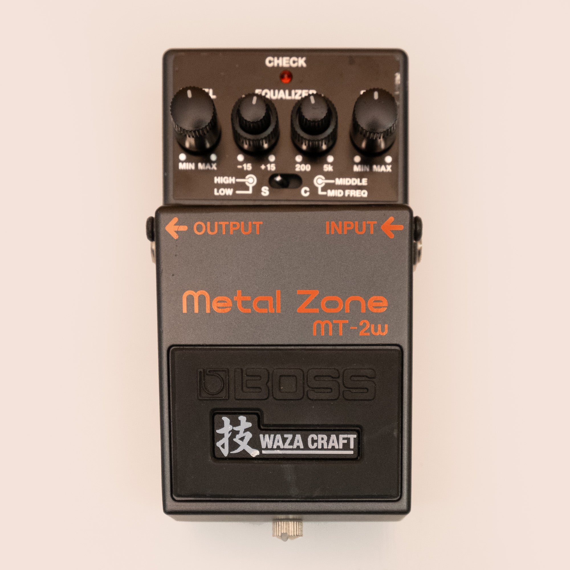 BOSS MT-2W Metal Zone WAZA CRAFT Compact Guitar Effects Pedal - Preloved (21773)