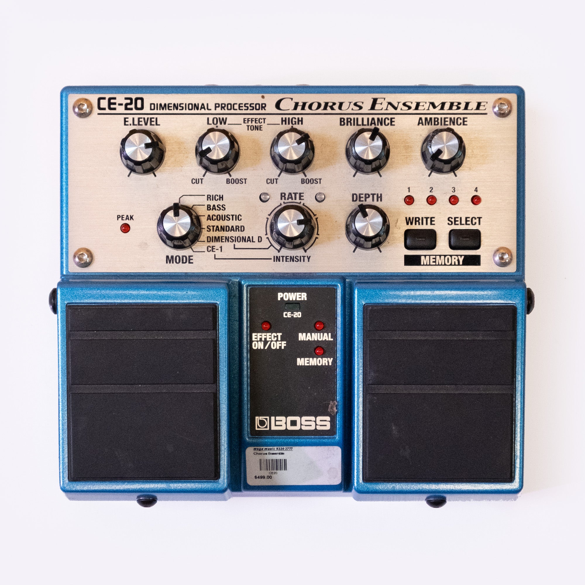 Buy BOSS CE-20 Chorus Ensemble Guitar Effects Pedal - Preloved