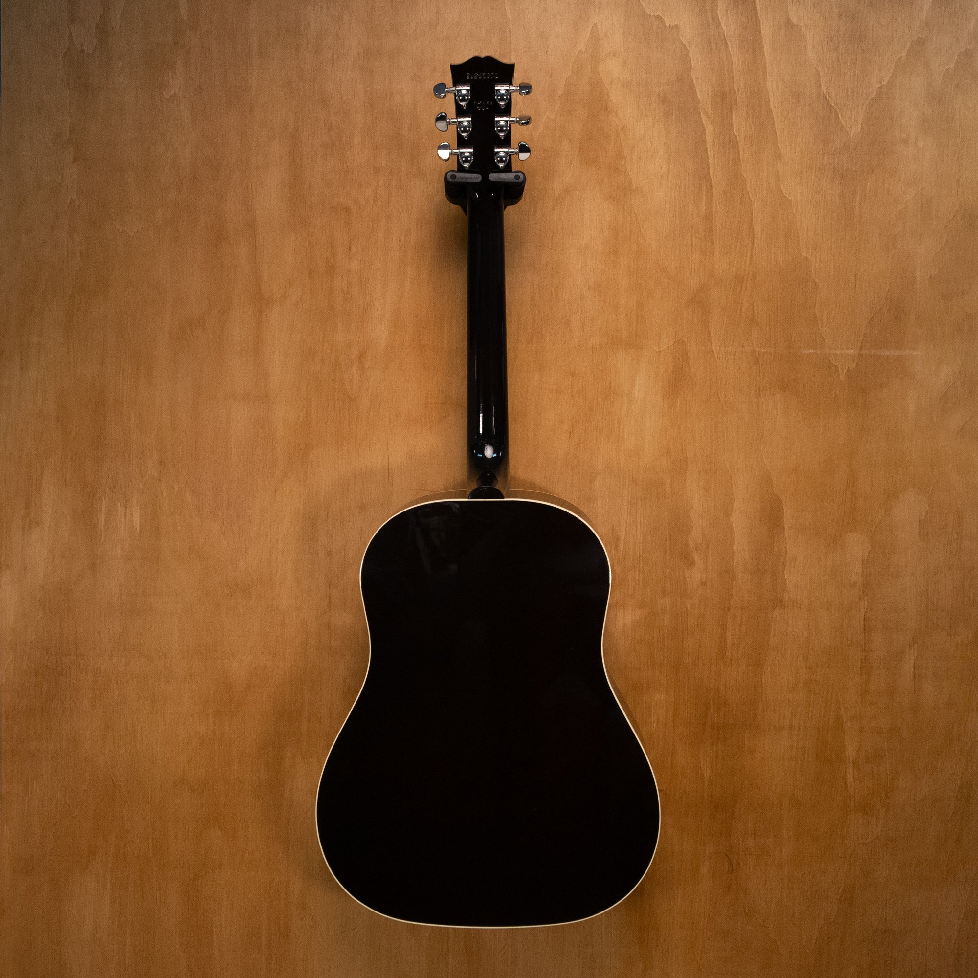 Gibson '50s J45 Original acoustic guitar in vintage sunburst finish, showcasing its classic body and aged wood details.