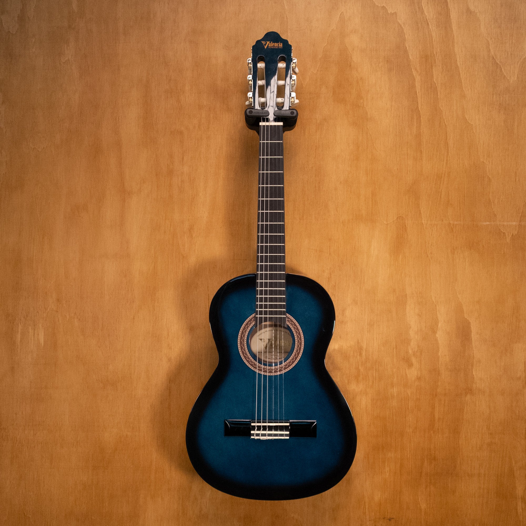 Valencia VC102 1/2 Classical Guitar in Blue Sunburst (925961) - Preloved