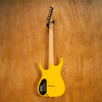 Ormsby Hype Run 18 Standard Scale 7-string electric guitar in High Alert finish, showing the body, neck, and hardware details.