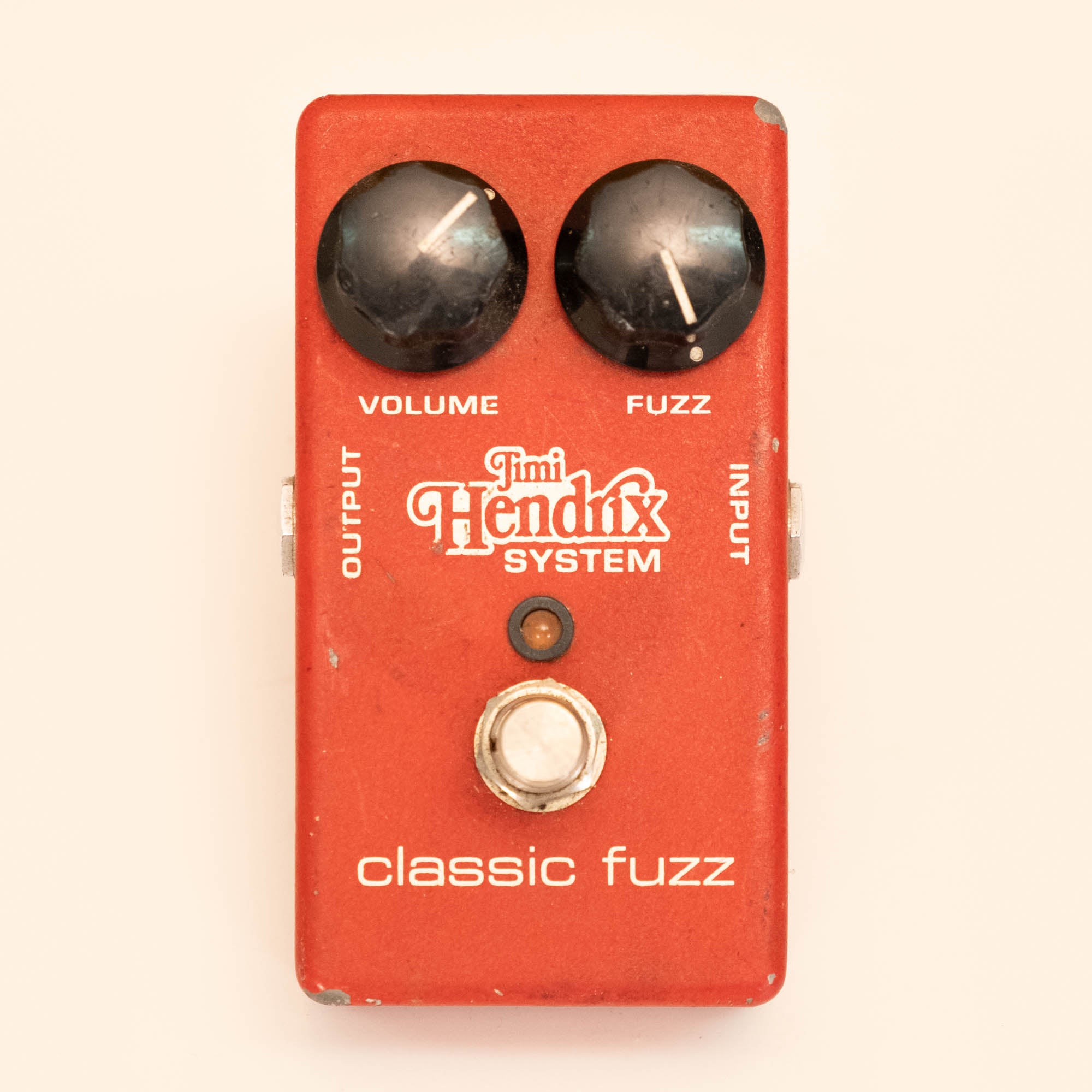 Preloved MXR Jimi Hendrix System Classic Fuzz guitar effects pedal with knobs and footswitch, used for electric guitar distortion.