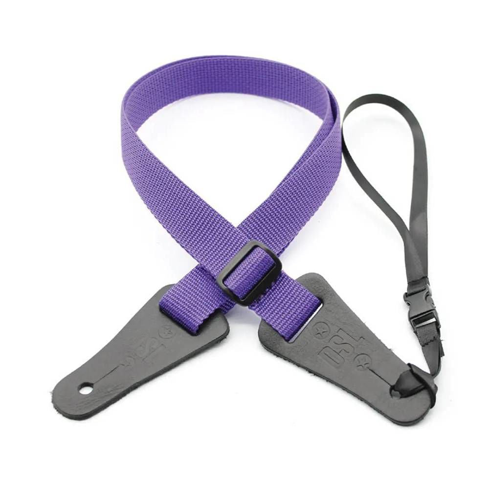 DSL Straps Bluegrass Series Poly Ukulele Strap 1in - Purple