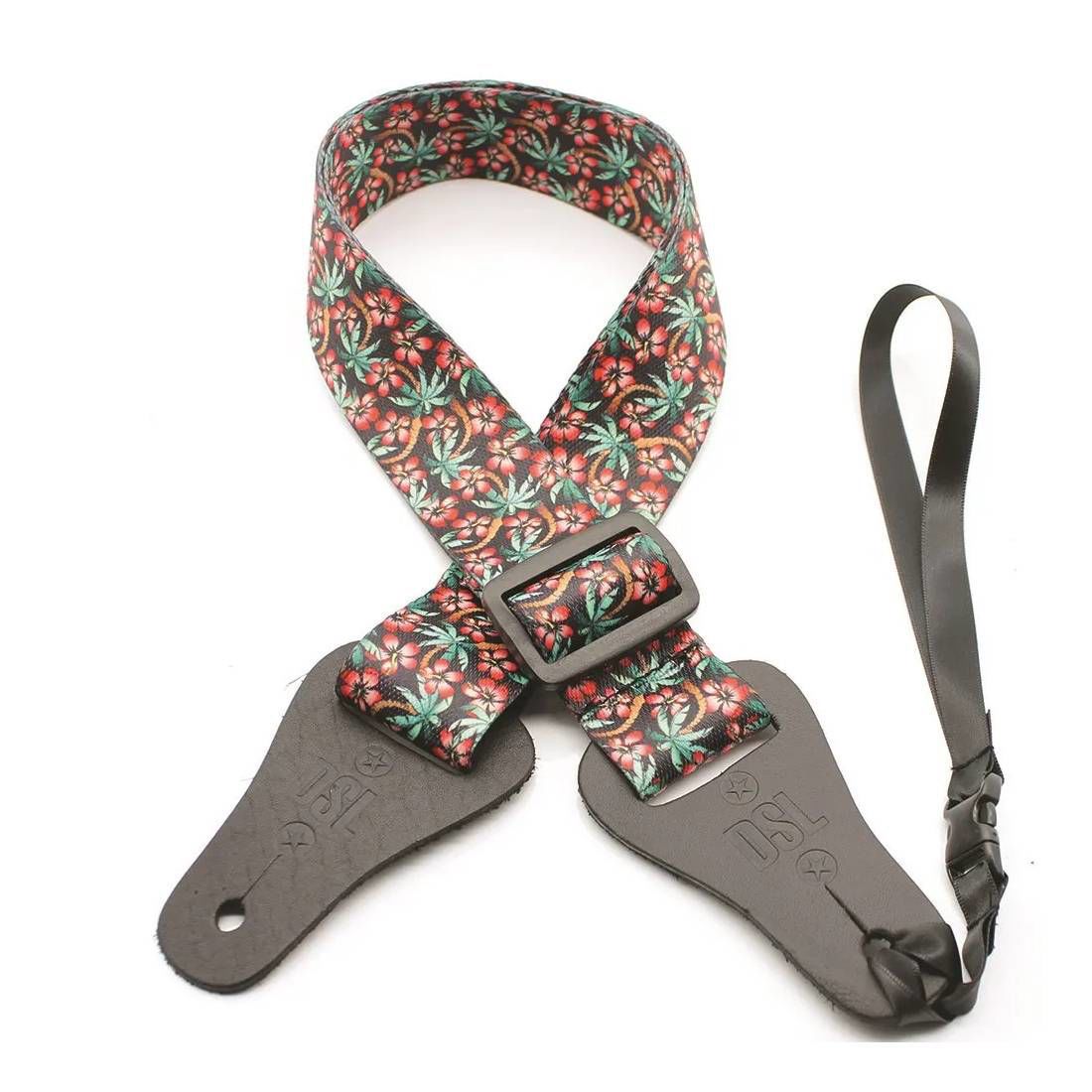 DSL Straps Bluegrass Series Poly Ukulele Strap 1.5in - HIB Red