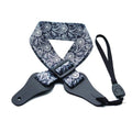 DSL Straps Bluegrass Series Poly Ukulele Strap 1.5in - Pais Black