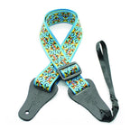 DSL Straps Bluegrass Series Poly Ukulele Strap 1.5in - SW Blue