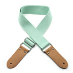 DSL Straps Weaving Cotton Guitar Strap 2" - Aqua