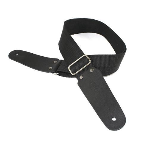 DSL Straps Classic Series Polypropylene Guitar Strap 2in - Black