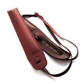 DSL Straps Bluegrass Series Leather Banjo Strap 2.5in - Maroon/Brown
