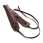 DSL Straps Bluegrass Series Leather Banjo Strap 2.5in - Saddle Brown/Brown