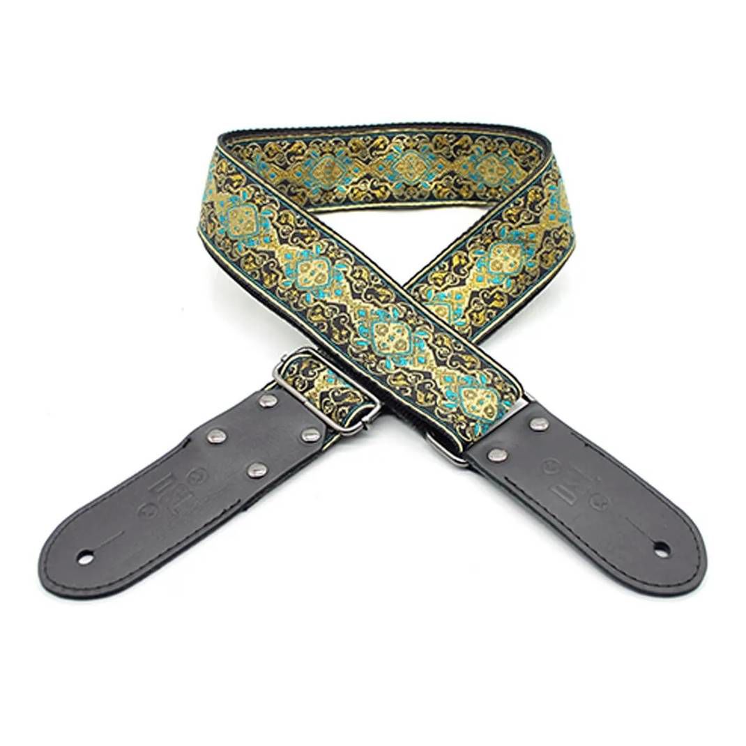DSL Straps Weaving Series Jacquard Weaving Guitar Strap 2in  - APR Blue