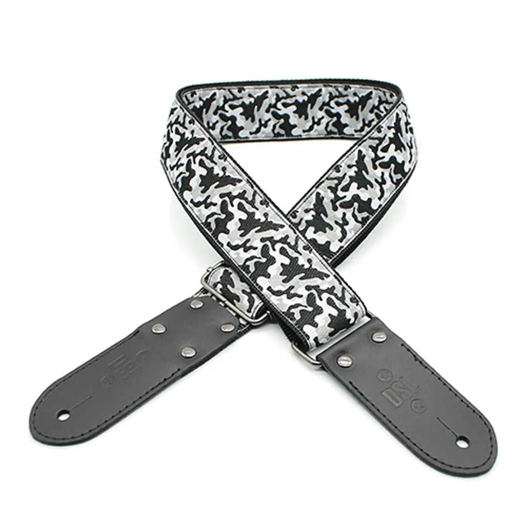 DSL Straps Weaving Series Jacquard Weaving Guitar Strap 2in  - Camo Black