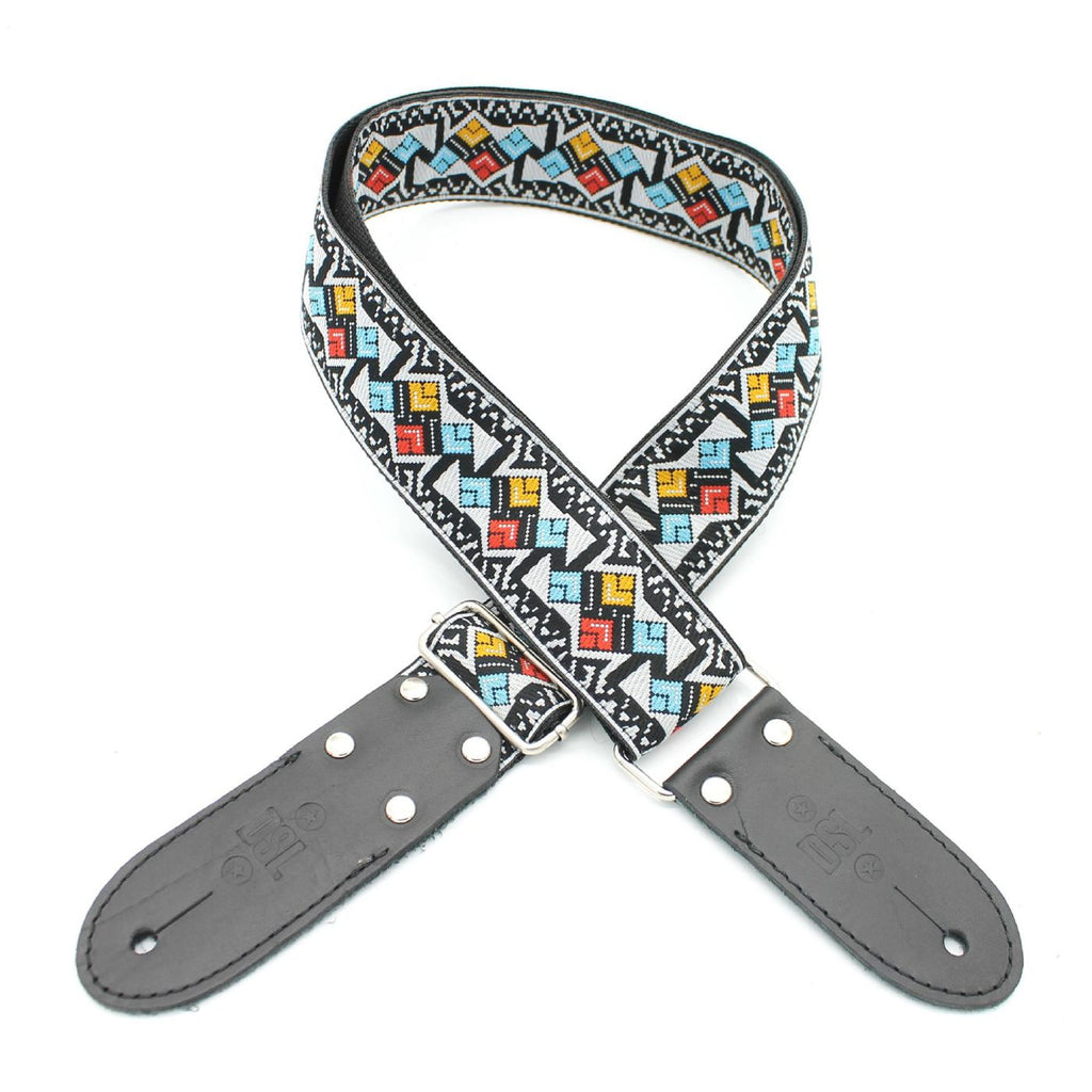 DSL Straps Weaving Jacquard Weaving Guitar Strap 2"  - Crossroads